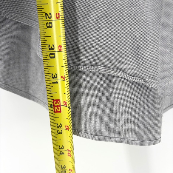 Polo Ralph Lauren Mens Oxford Button Down Shirt Gray Pony Logo Casual 15-32 M - Picture 9 of 11